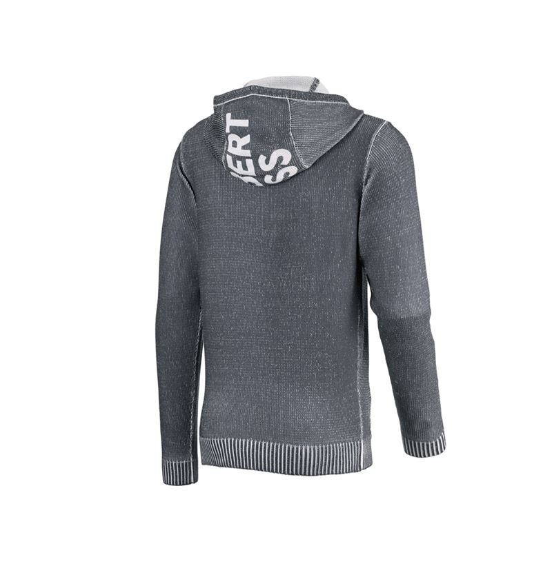 Maglie | Pullover | Camicie: Hoody in maglia e.s.iconic + grigio carbone 6