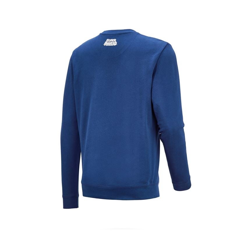 Maglie | Pullover | Camicie: Felpa Super Mario, uomo + blu alcalino 3