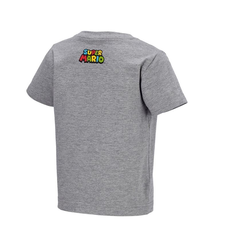 Maglie | Pullover | T-Shirt: Super Mario t-shirt, bambino + grigio sfumato 3