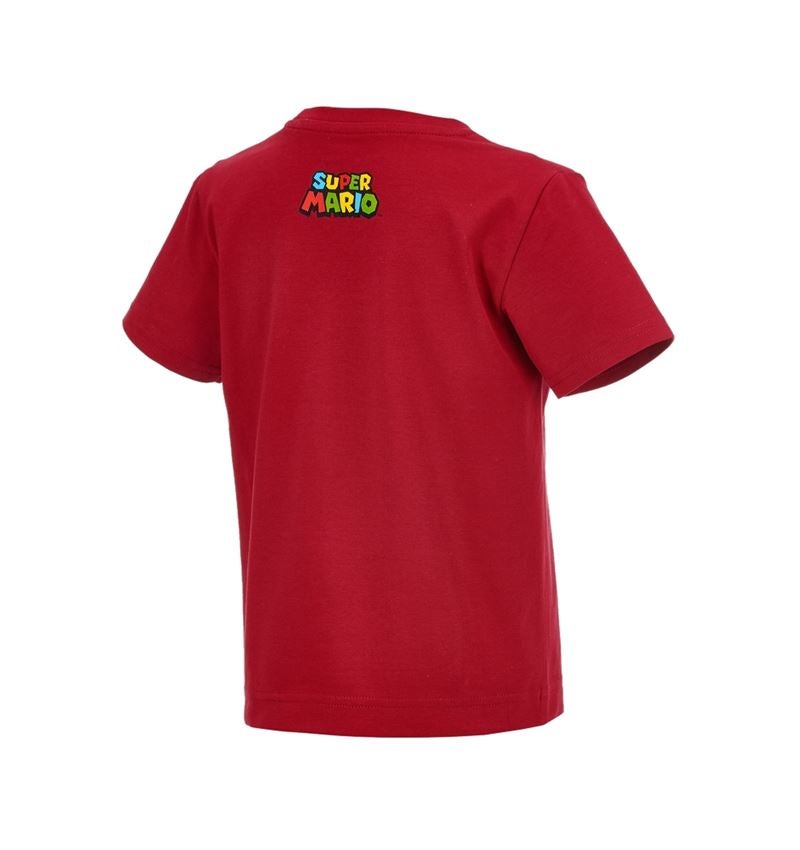 Maglie | Pullover | T-Shirt: Super Mario t-shirt, bambino + rosso fuoco 3
