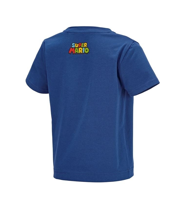 Maglie | Pullover | T-Shirt: Super Mario t-shirt, bambino + blu alcalino 3