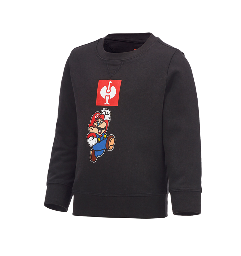 Maglie | Pullover | T-Shirt: Felpa Super Mario, bambino + nero 1
