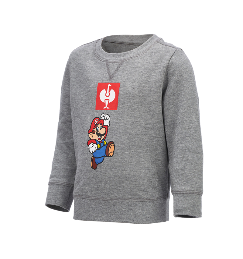 Collaborazioni: Felpa Super Mario, bambino + grigio sfumato