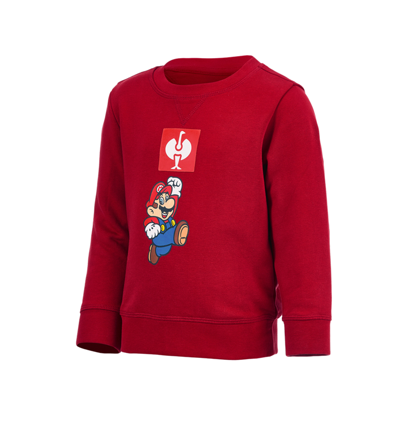 Maglie | Pullover | T-Shirt: Felpa Super Mario, bambino + rosso fuoco 2