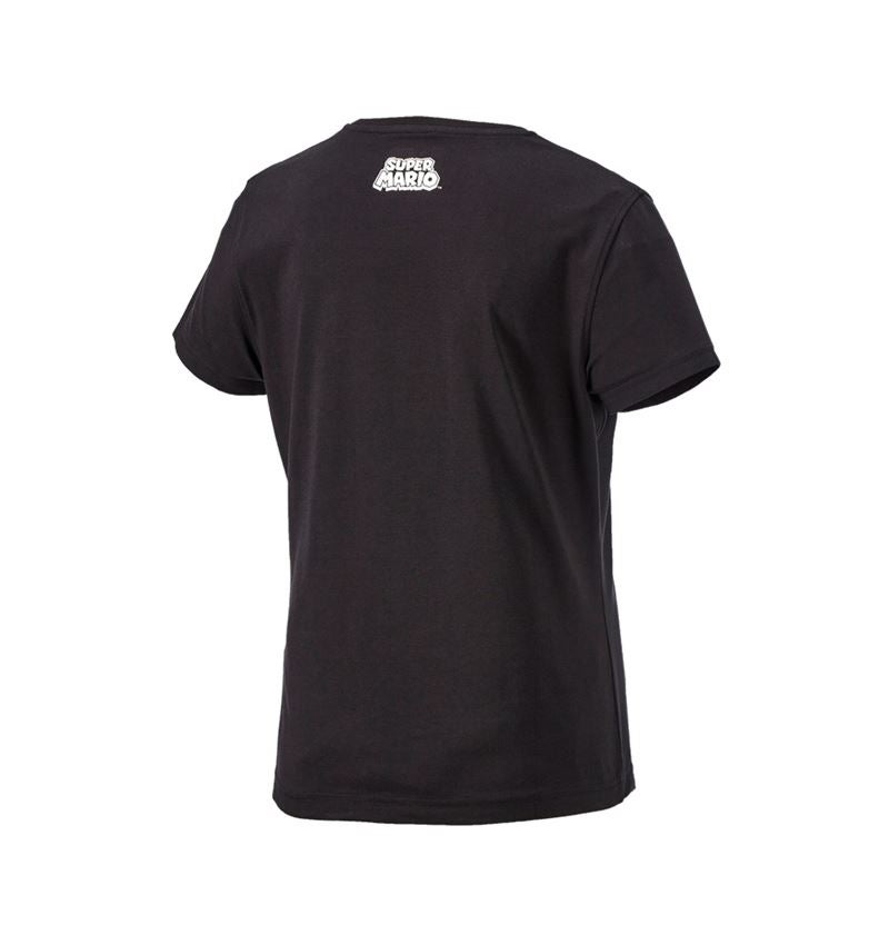 Maglie | Pullover | Bluse: Super Mario t-shirt, donna + nero 3