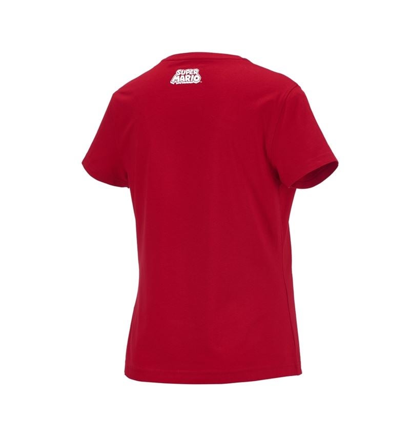 Collaborazioni: Super Mario t-shirt, donna + rosso fuoco 2