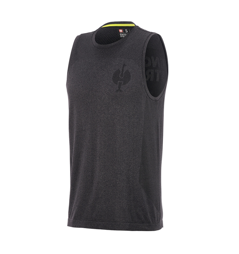 Maglie | Pullover | Camicie: Maglietta atletica seamless e.s.trail + nero melange 5