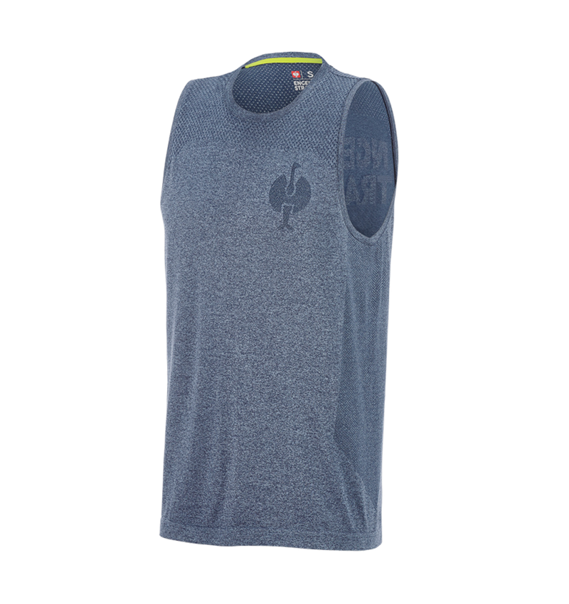 Maglie | Pullover | Camicie: Maglietta atletica seamless e.s.trail + blu profondo melange 4