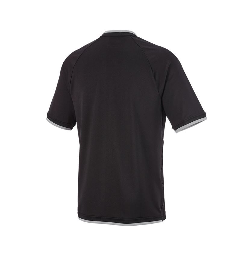 Abbigliamento: T-shirt funzionale e.s.ambition + nero/platino 8