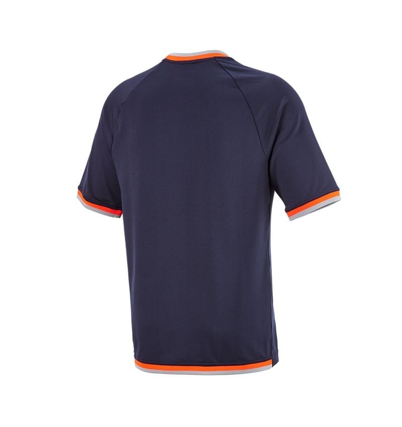 Abbigliamento: T-shirt funzionale e.s.ambition + blu scuro/arancio fluo 9