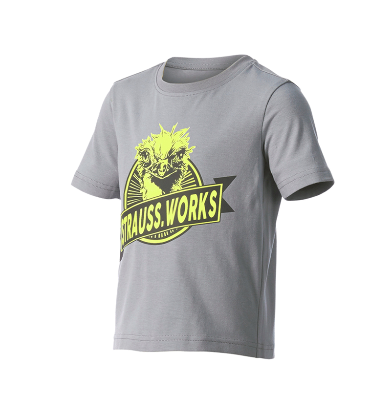 Maglie | Pullover | T-Shirt: e.s. t-shirt strauss works, bambino + platino 5