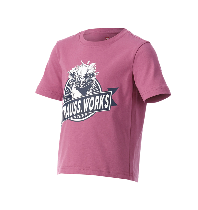 Maglie | Pullover | T-Shirt: e.s. t-shirt strauss works, bambino + rosa tara 3