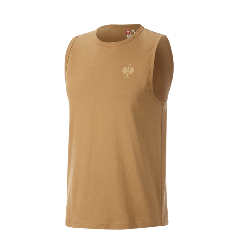Maglie | Pullover | Camicie: Maglietta atletica e.s.iconic + marrone mandorla