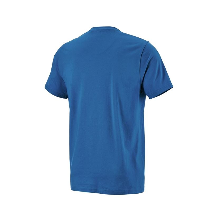 Maglie | Pullover | Camicie: e.s. t-shirt strauss works + blu genziana 1