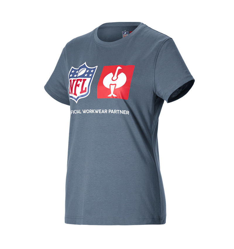 Collaborazioni: NFL T-Shirt cotton, ladies + blu ossido 3