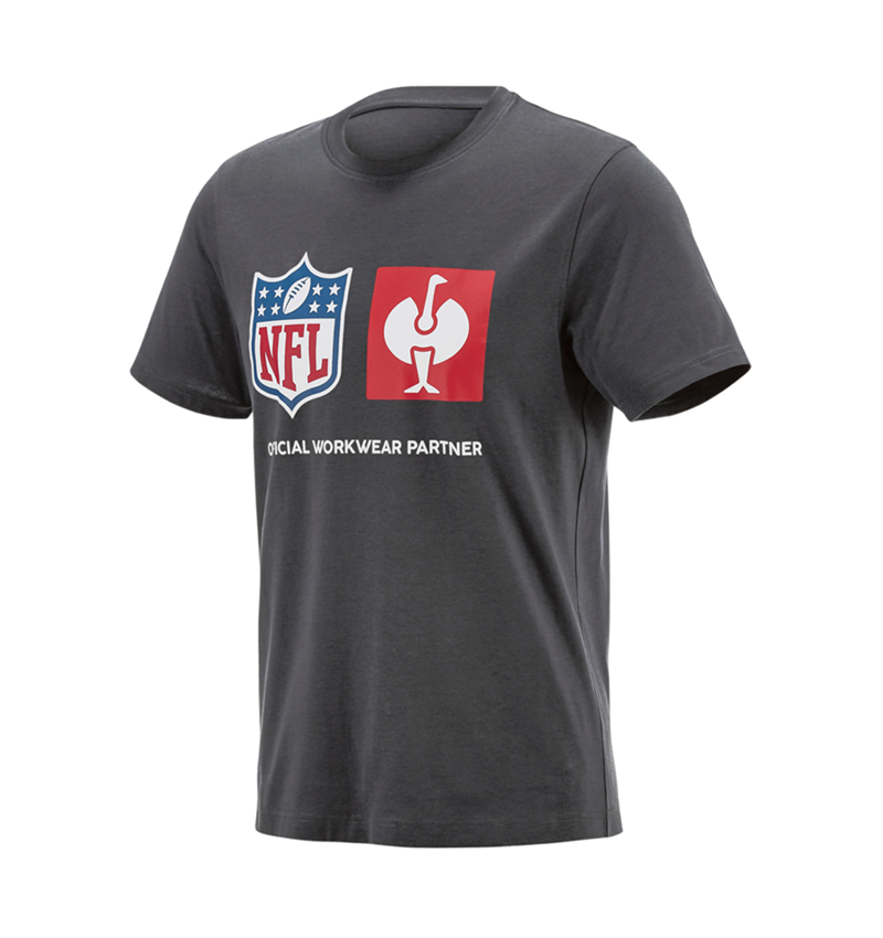 Shirts & Co.: NFL T-Shirt cotton + carbongrau 5