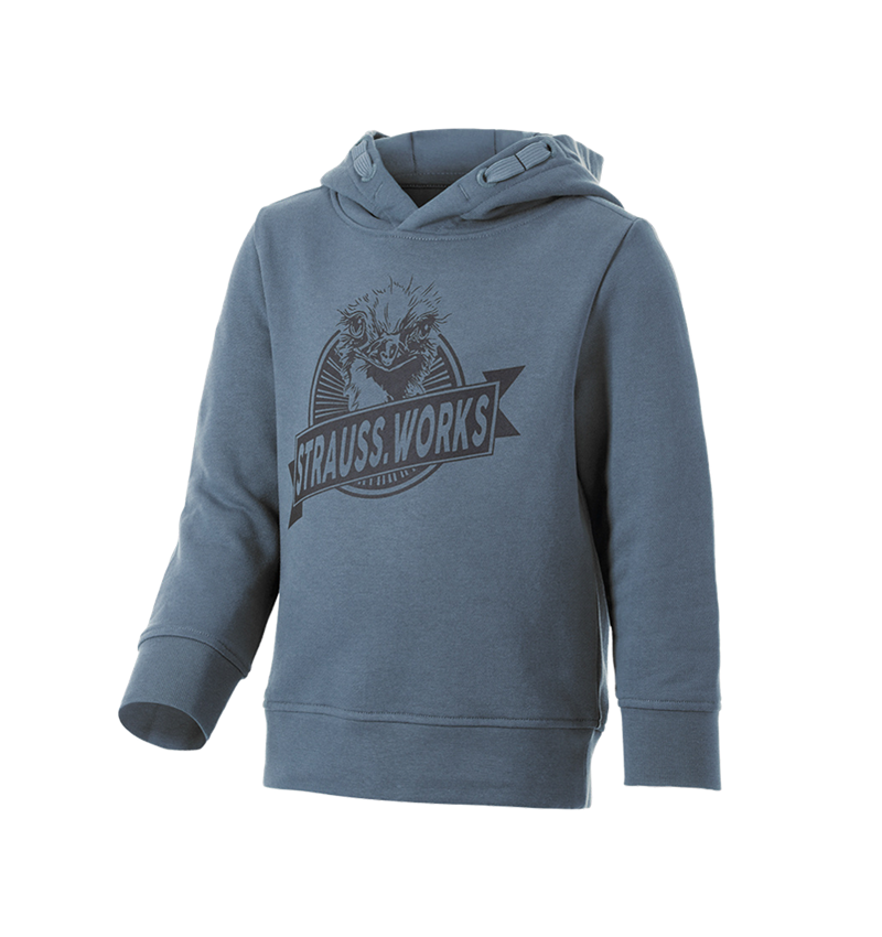 Maglie | Pullover | T-Shirt: Hoody-Sweatshirt e.s.iconic works, bambino + blu ossido 5