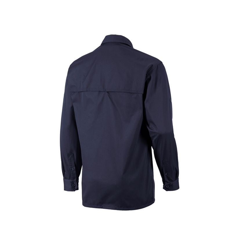 Maglie | Pullover | Camicie: Camicia da lavoro e.s.classic, a manica lunga + blu scuro 7