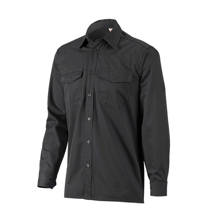 Maglie | Pullover | Camicie: Camicia da lavoro e.s.classic, a manica lunga + nero 2