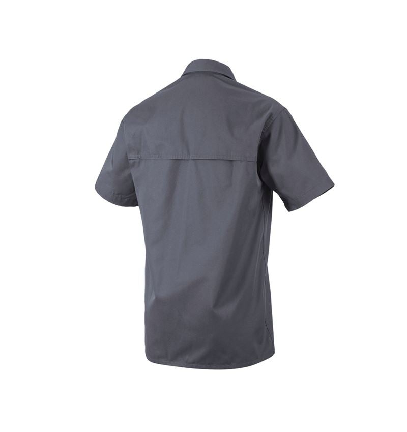 Temi: Camicia da lavoro e.s.classic, a manica corta + grigio 3
