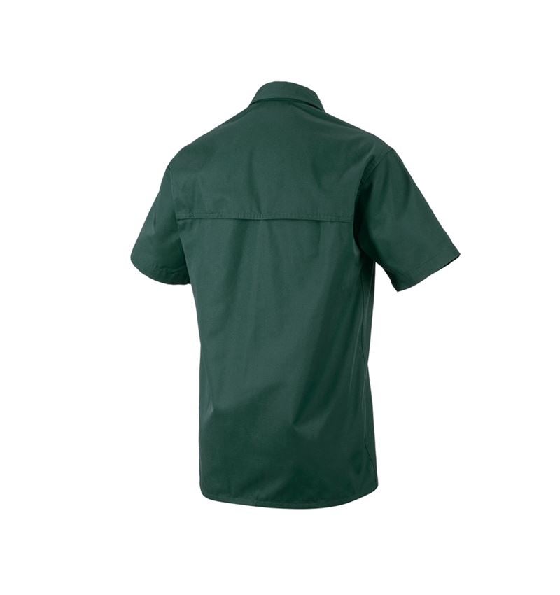 Temi: Camicia da lavoro e.s.classic, a manica corta + verde 1