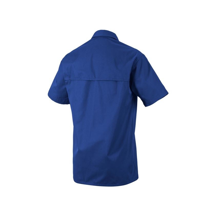 Temi: Camicia da lavoro e.s.classic, a manica corta + blu reale 1
