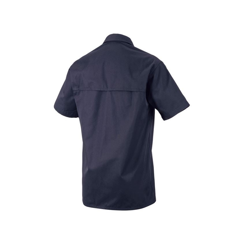 Maglie | Pullover | Camicie: Camicia da lavoro e.s.classic, a manica corta + blu scuro 3