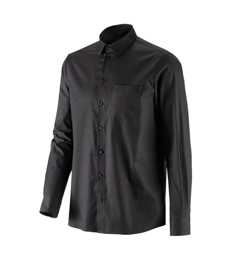 Maglie | Pullover | Camicie: e.s. camicia Business cotton stretch, comfort fit + nero 4