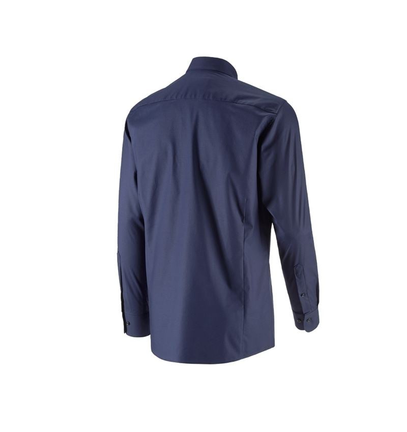 Maglie | Pullover | Camicie: e.s. camicia Business cotton stretch, regular fit + blu scuro 5