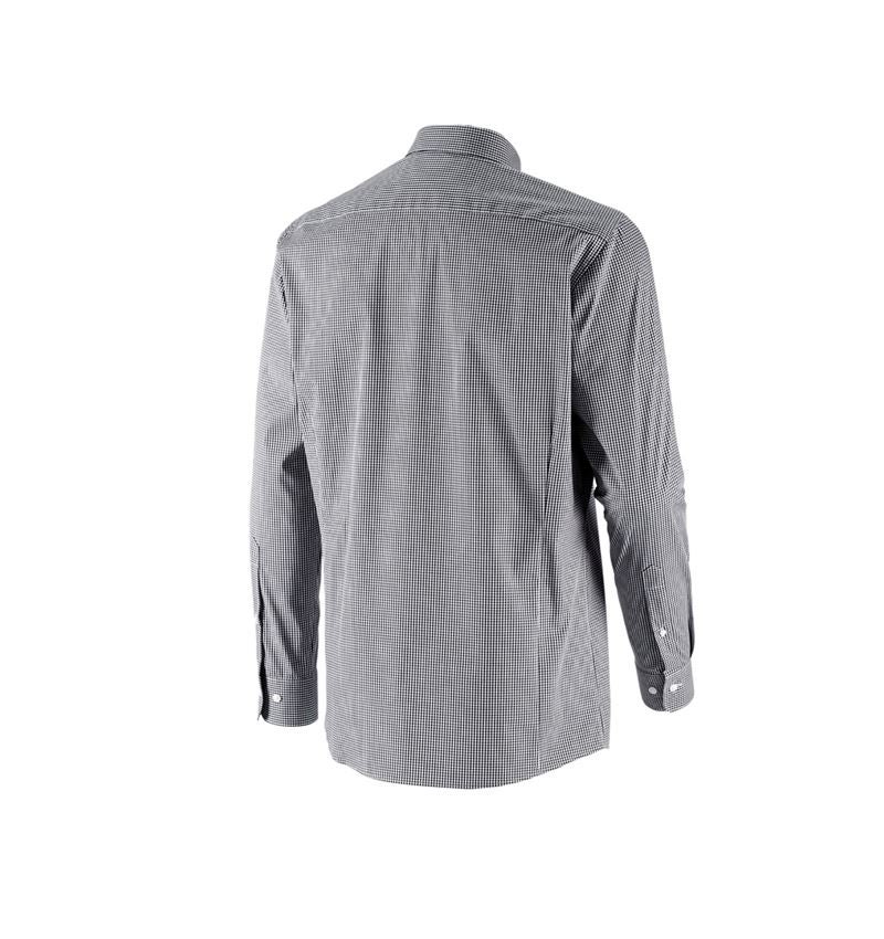 Maglie | Pullover | Camicie: e.s. camicia Business cotton stretch, regular fit + nero a scacchi 5