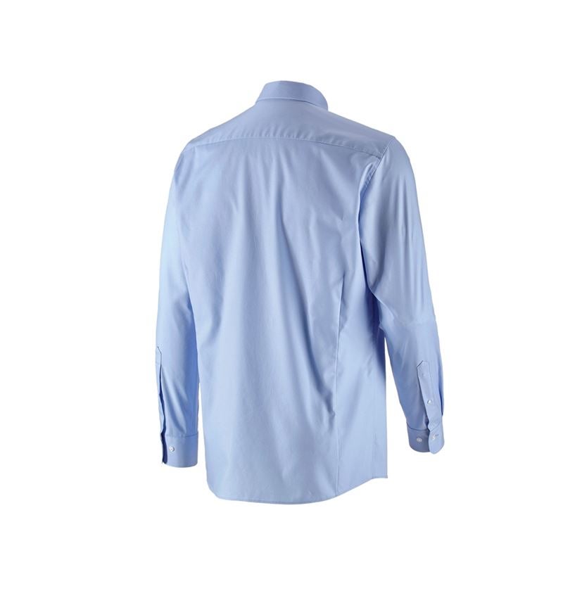 Themen: e.s. Business Hemd cotton stretch, regular fit + frostblau 5
