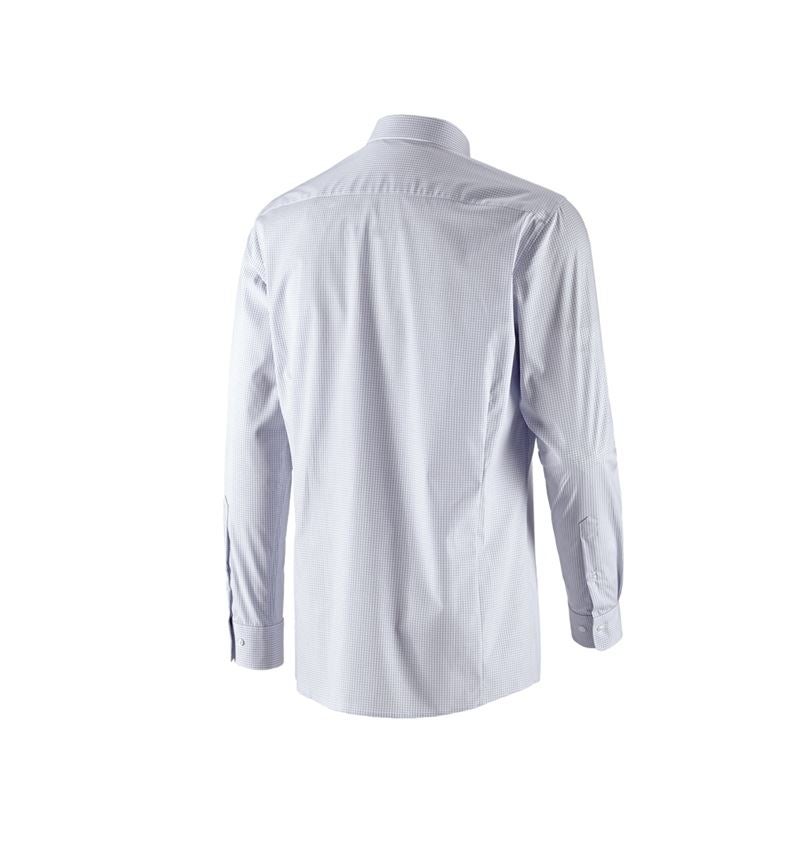 Temi: e.s. camicia Business cotton stretch, regular fit + grigio nebbia a scacchi 5