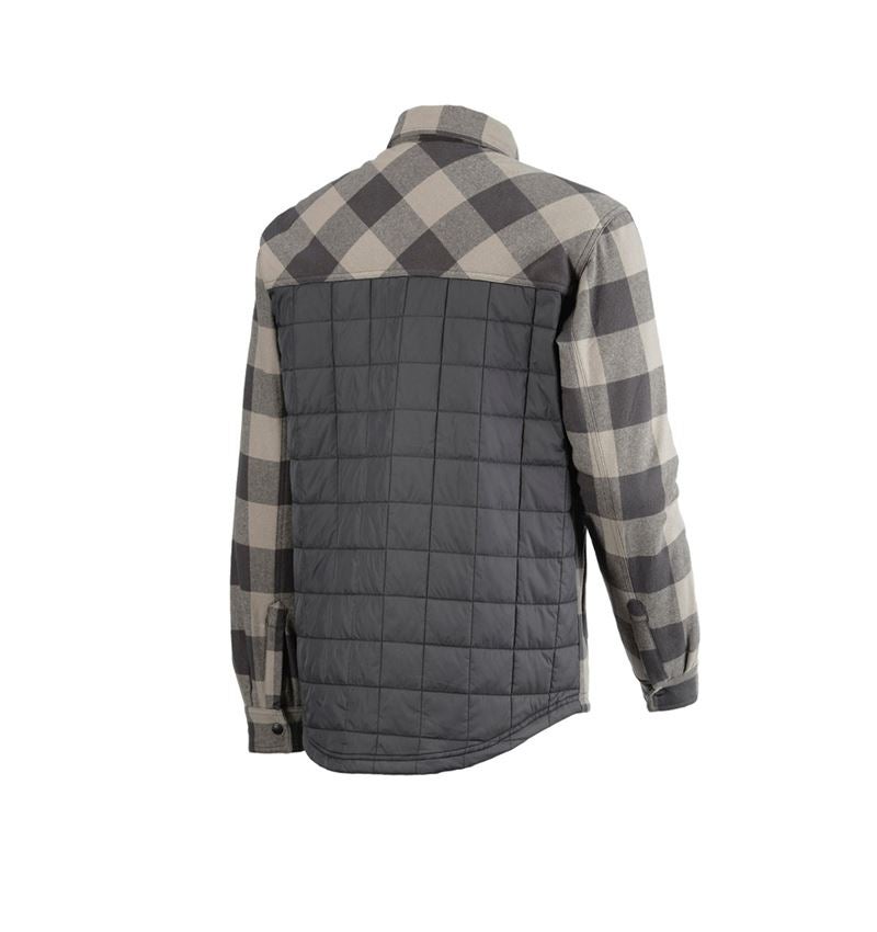 Maglie | Pullover | Camicie: Camicia a scacchi Allseason e.s.iconic + grigio delfino/grigio carbone 7