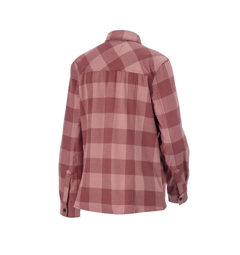 Maglie | Pullover | Bluse: Camicia a scacchi e.s.iconic, donna + rosa quarzo/rosso ossido 9