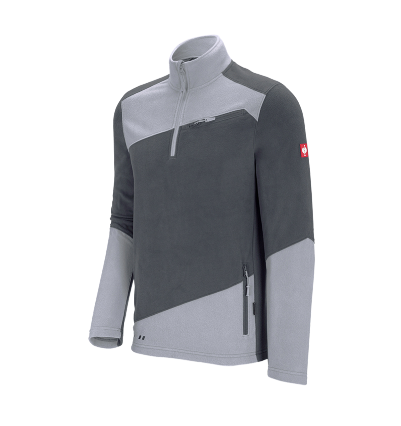 Maglie | Pullover | Camicie: Troyer in pile e.s.motion 2020 + antracite /platino 2