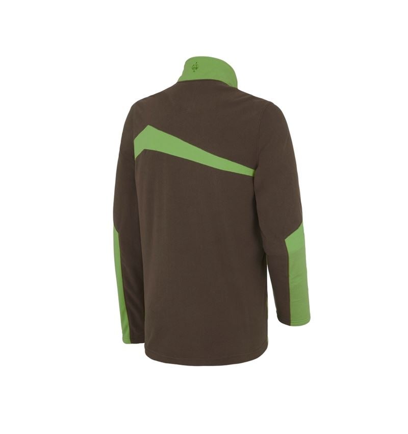 Maglie | Pullover | Camicie: Troyer in pile e.s.motion 2020 + castagna/verde mare 3