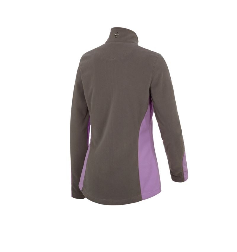 Maglie | Pullover | Bluse: Troyer in pile e.s.motion 2020, donna + lavanda/pietra 3
