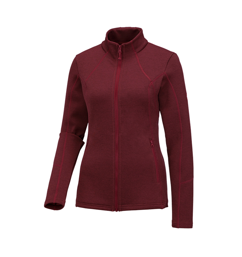 Maglie | Pullover | Bluse: e.s. giacca funzionale melange, donna + rubino melange