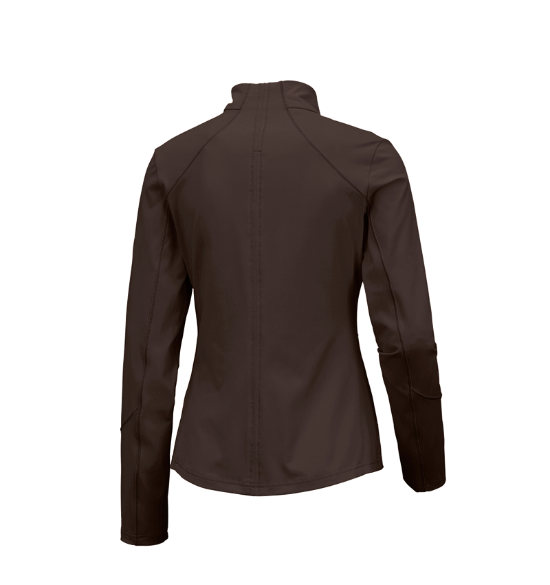 Maglie | Pullover | Bluse: e.s. giacca funzionale solid, donna + castagna 2