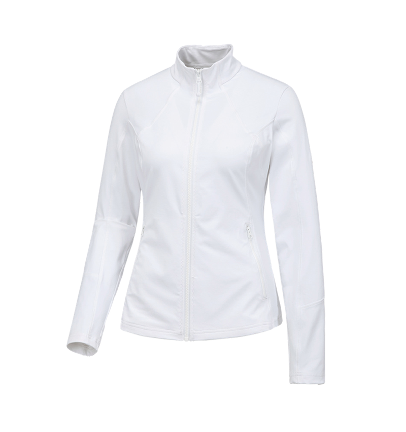 Maglie | Pullover | Bluse: e.s. giacca funzionale solid, donna + bianco 1