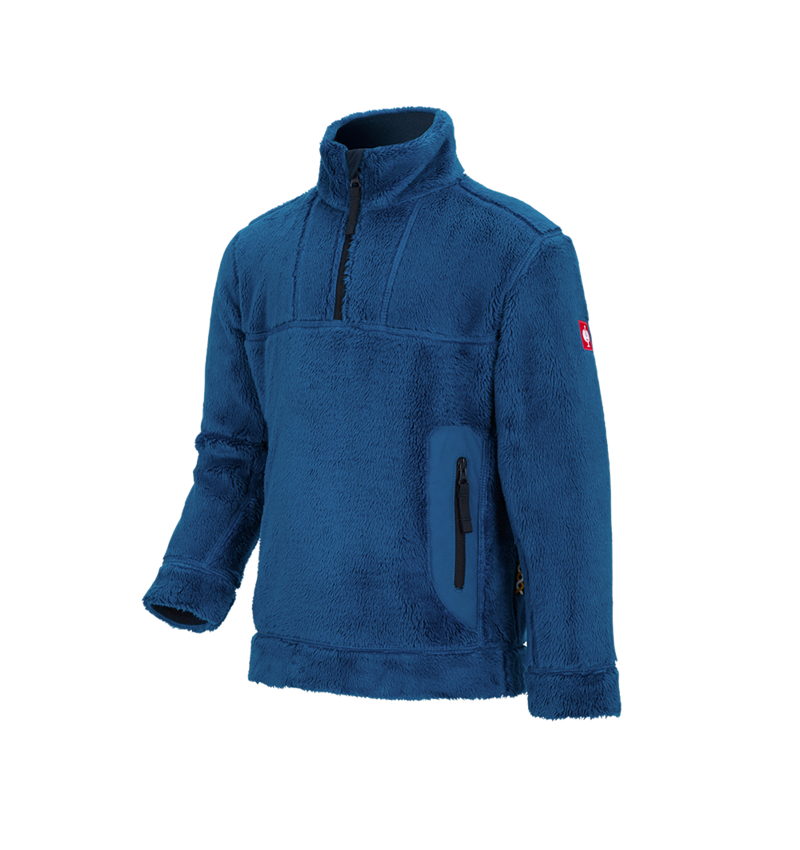 Maglie | Pullover | T-Shirt: Troyer Highloft e.s.motion 2020, bambino + atollo/blu scuro 2