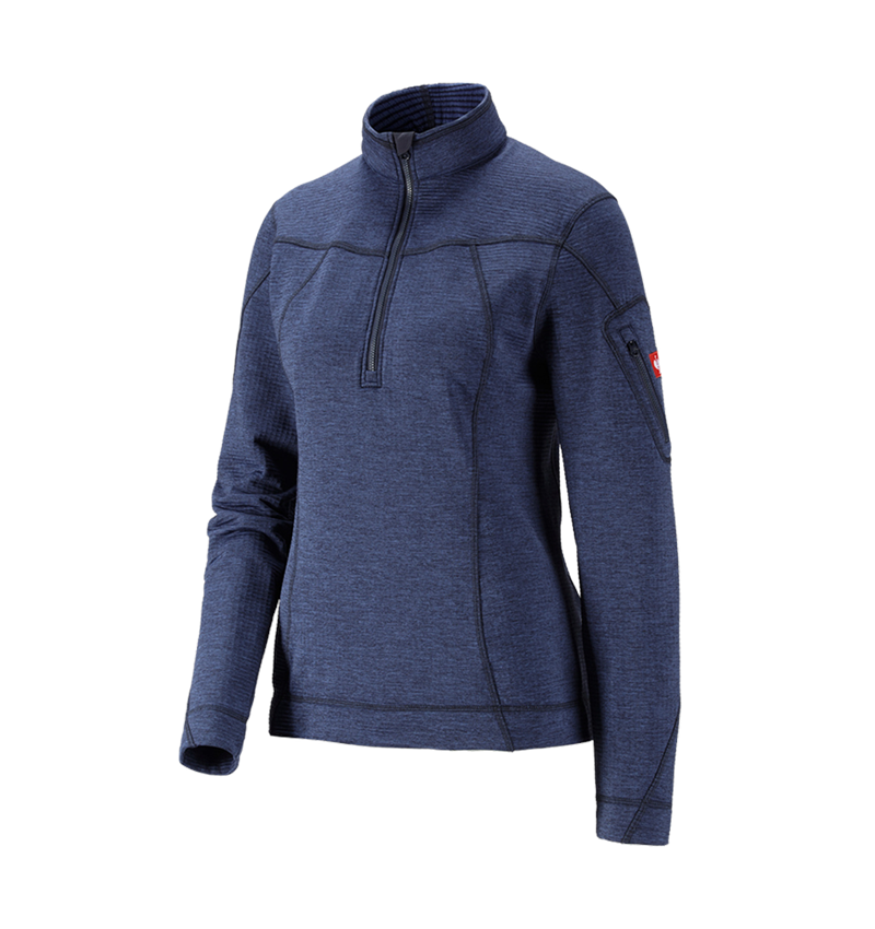 Maglie | Pullover | Bluse: Troyer climacell e.s.dynashield, donna + pacifico melange 2
