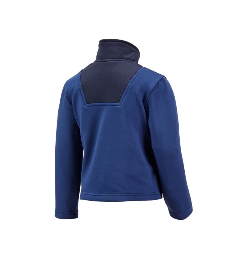 Maglie | Pullover | T-Shirt: Troyer funz. thermo stretch e.s.concrete, bambino + blu alcalino/blu profondo 3