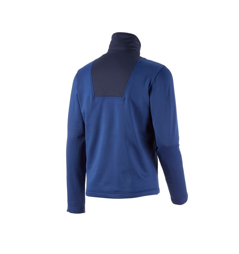 Maglie | Pullover | Camicie: Troyer funzionale thermo stretch e.s.concrete + blu alcalino/blu profondo 4