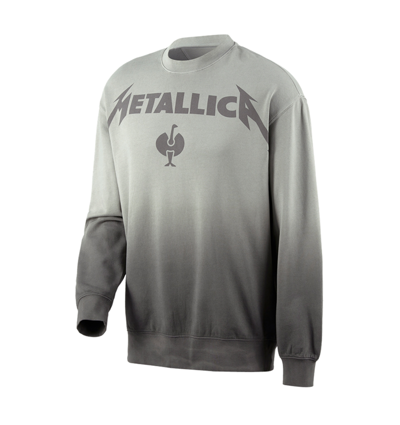 Collaborazioni: Metallica cotton sweatshirt + grigio magnete/granito 3
