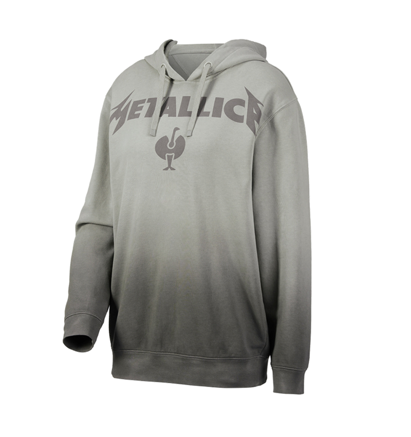 Maglie | Pullover | Bluse: Metallica cotton hoodie, ladies + grigio magnete/granito 3
