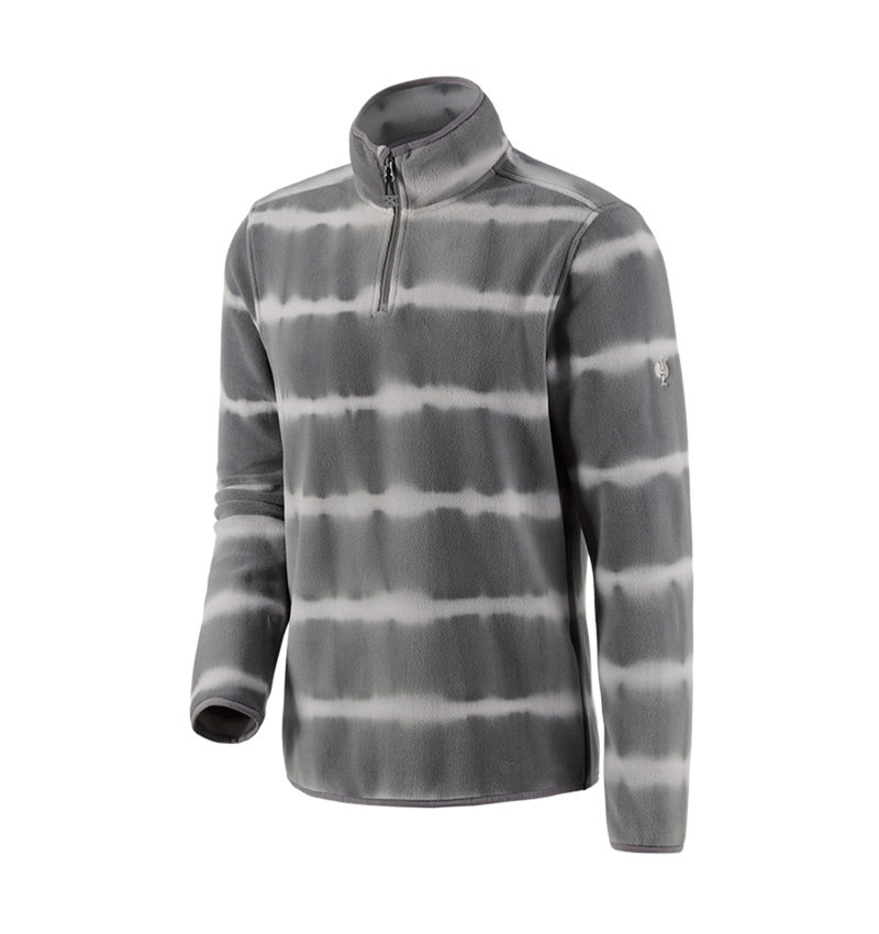 Maglie | Pullover | Camicie: Troyer in pile tie-dye e.s.motion ten + granito/grigio opale 2