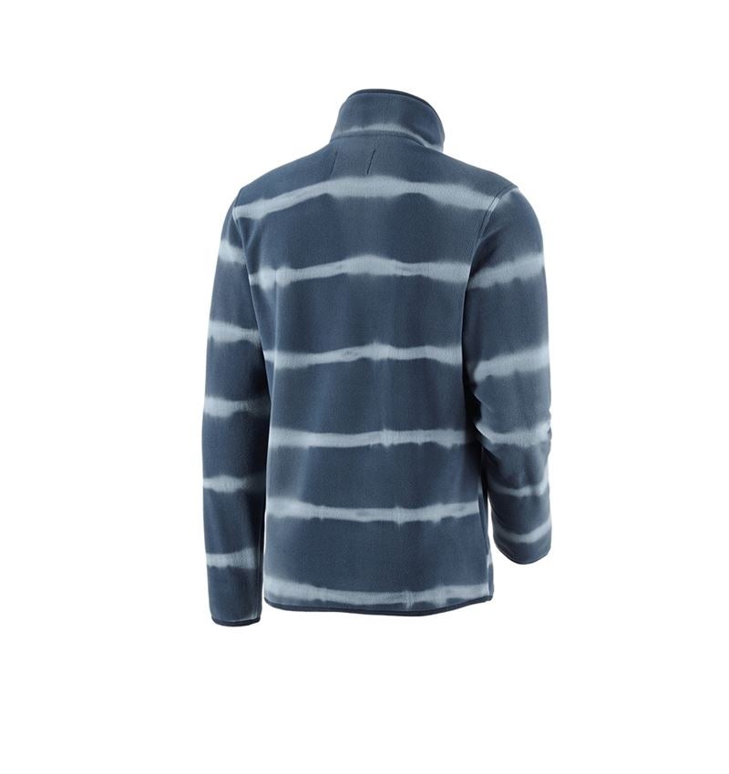 Maglie | Pullover | Camicie: Troyer in pile tie-dye e.s.motion ten + blu ardesia/blu fumo 4