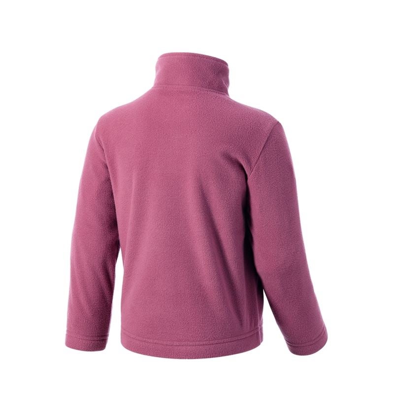 Maglie | Pullover | T-Shirt: Troyer in pile e.s.trail, bambino + rosa tara/blu profondo 3