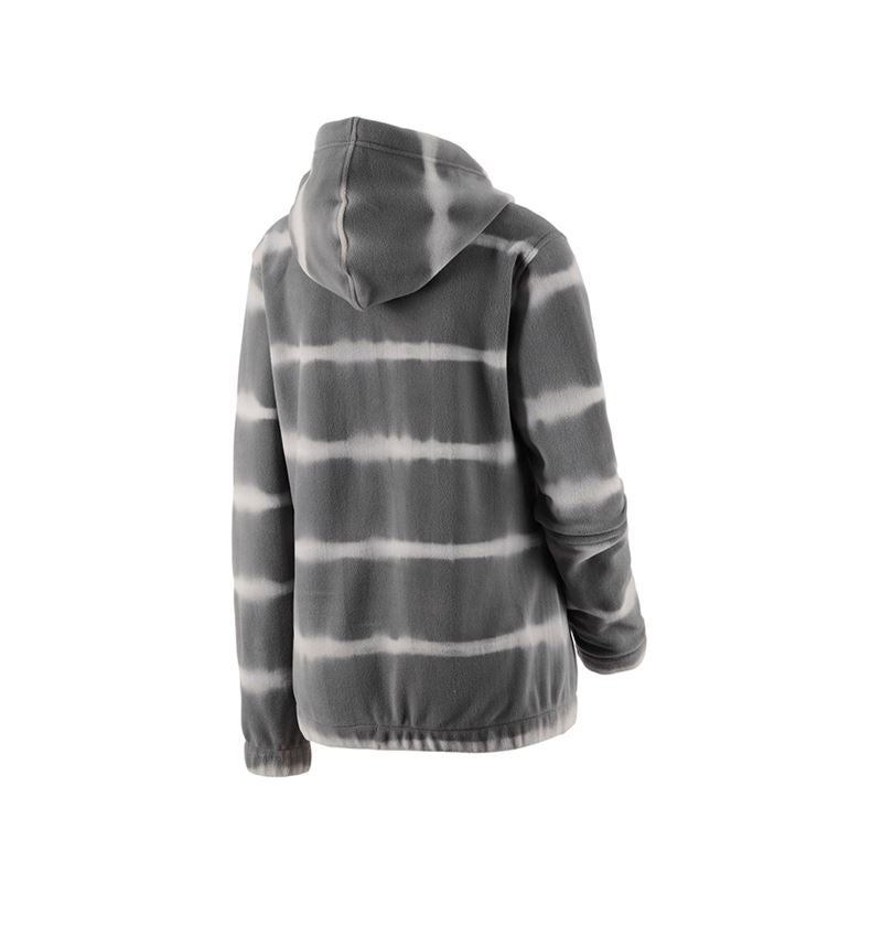 Maglie | Pullover | Camicie: Hoody in pile tie-dye e.s.motion ten, donna + granito/grigio opale 4